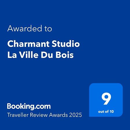 Charmant Studio La Ville Du Bois Dış mekan fotoğraf